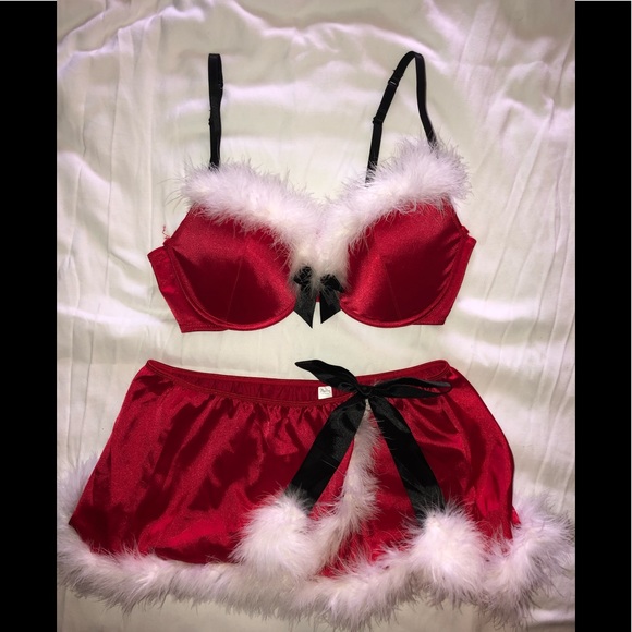 Passion Forever Other - Women’s Santa Bra And Mini Skirt